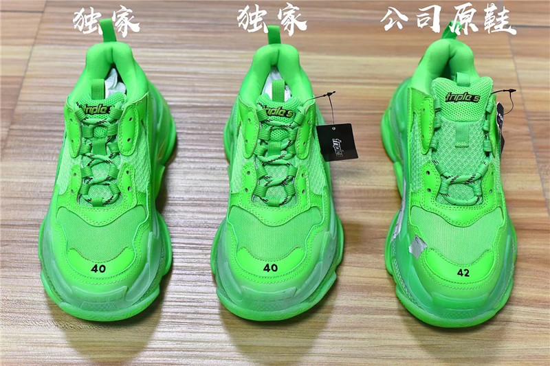 PK GOD PARIS TRIPLE S TRAINER All Green ready to ship